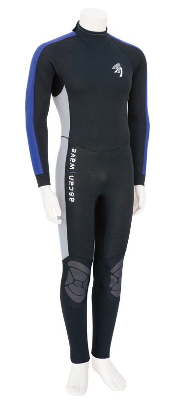 Ascan Neoprenanzug Wave Overall Blau 5mm Herren Surfanzug